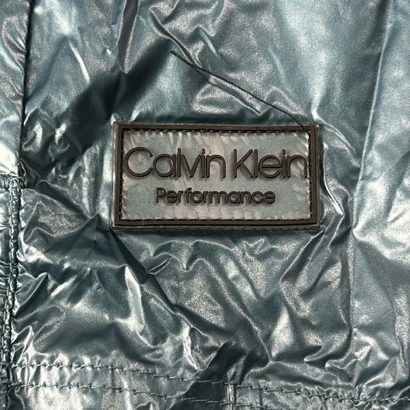 NWT Calvin Klein Performance Nylon Hooded Hoodie Jacket - Sz L - Picture 6 of 10